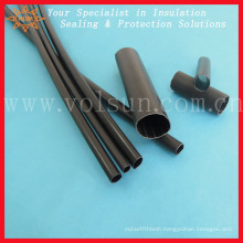 Semirigid medium wall electrical wire insulation sleeve